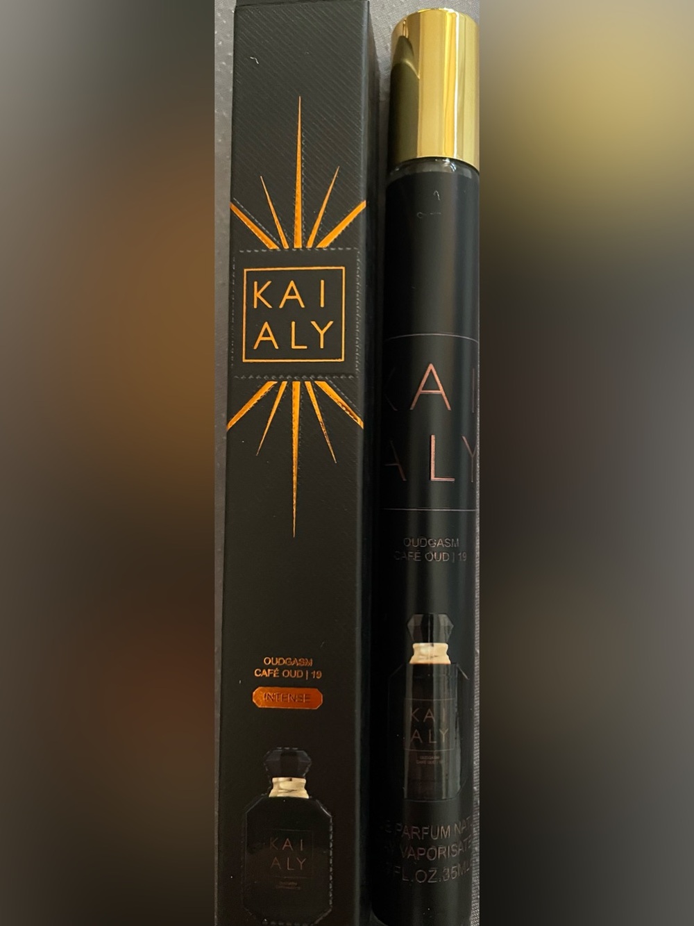 KAIALY Oudgasm Cafe Oud 19 Intense 35ml / 1.17oz - Dark Halloween EDP - 5.25in